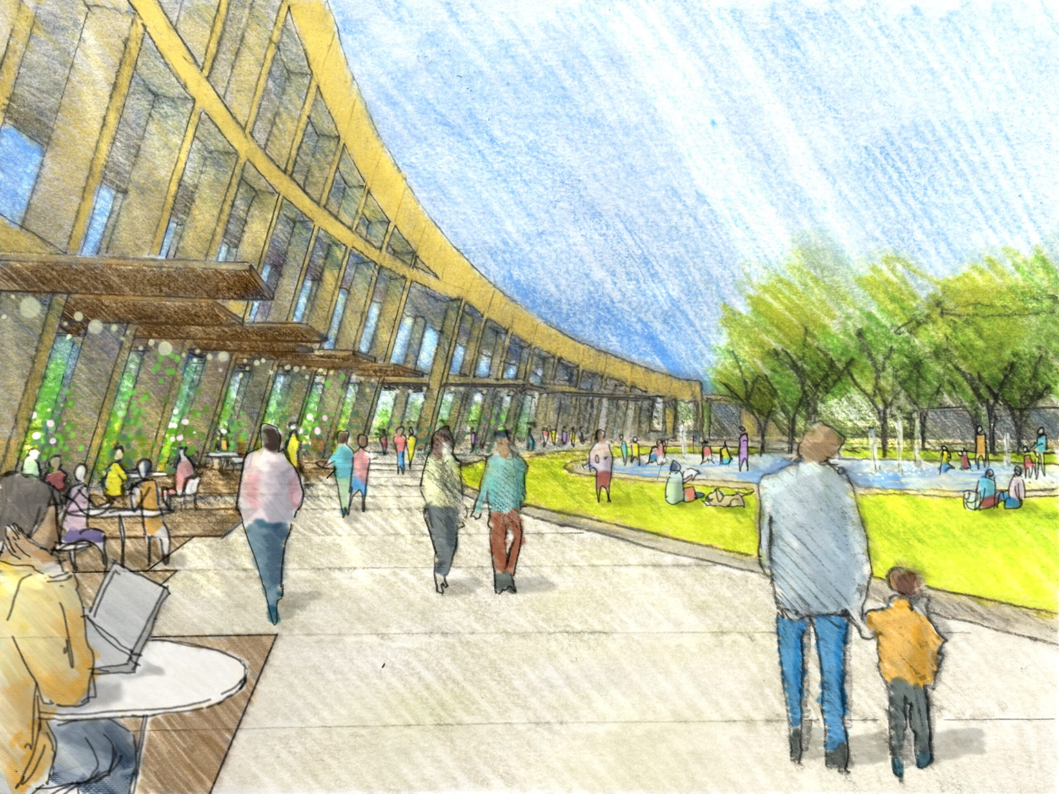 Rendering of Civic Center